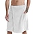 billige Håndklæder-herre coral fleece badehåndklæde wrap håndklæde badekåber badeskørt med lomme til bad fitness rejse strand svømning surfing