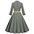 Недорогие 1950 гг.-Ретро винтажное отпускное платье 1950-х годов, расклешенное платье, женский костюм, винтажный косплей, повседневная одежда, карнавальное платье с длинными рукавами