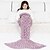 cheap Wearable Blanket-Knitted Mermaid Tail Blanket, Girls Toddlers Adult Mermaid Toys, Child Mermaid Blanket with Rainbow Ombre Glittering Fish Scale Design, Kids Bed Blanket, Girl Birthday Christmas Giftsfunnyblanket
