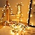 levne LED pásky-ozdoby na vánoční stromeček řetězová světla 10m 5m dc31v 250/500leds petarda víla řetězová světla mini koule pohádková světla 10m 5m 8 režimů venkovní vánoční osvětlení pro girlandu svatební party