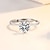 olcso Karikagyűrű-Gyűrű Esküvő Mértani Ezüst Strassz S925 ezüst Stílusos Egyszerű Luxus 1db