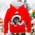 preiswerte Kapuzenpullover &amp; Sweatshirts-kinderkleidung Jungen Kapuzenshirt Weihnachtsmann Jeder Emoji Langarm Herbst Winter Aktiv Täglich Baumwolle Casual