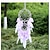 levne Lapače snů-fialový lapač snů ručně vyrobený dárek háček z peří květina zvonek ozdoba na zeď dekorace ve stylu boho 16x60cm/6.3&#039;&#039;x24&#039;&#039;