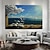 cheap Famous Paintings-Famous Oil Painting Salvador Dali Wall Art Canvas The Waves Book Sailboat Home Decoration Decor Rolled Canvas No Frame Unstretched