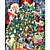 levne Skládačky-1000 ks santa obleky skládačka dárek úleva od stresu a úzkosti rozkošná interakce rodič-teenager kartonový papír vánoční santa claus vánoční stromeček hračka pro dospělé