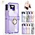 cheap Samsung Cases-Phone Case For Samsung Galaxy Z Flip 5 Z Flip 4 Flip Flip 360° Rotation Full Body Protective Transparent Solid Colored PC