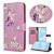 cheap Samsung Cases-Phone Case For Samsung Galaxy S24 S23 S22 S21 S20 Plus Ultra A55 A35 A25 A15 5G A54 A34 A14 Note 20 Ultra A53 A33 Wallet Case Rhinestone Magnetic Glitter Shine Butterfly Glitter Shine PU Leather