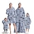 voordelige Kigurumi-pyjama&#039;s-Kinderen Volwassenen Oversized hoodiedeken Draagbare deken met zak Dinosaurus dier Onesie pyjama&#039;s Katoenflanel Cosplay Voor Voor heren Dames Jongens Kerstmis Dieren nachtkleding spotprent