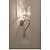 Недорогие Хрустальные настенные бра-Lightinthebox светодиодный настенный светильник хрустальный мини-стиль современный скандинавский стиль настенные светильники из черного золота бра гостиная спальня сталь 220-240 В 110-120 В