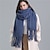 cheap Women&#039;s Scarves-Women&#039;s Scarves Daily Holiday Polyester Simple Casual Warm Casual / Daily 1 PC