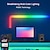 cheap Smart Home Lights-LED Smart Light RGBIC 3D Wall Light Glide Smart Wall Sconces for Gaming and Living Room Multicolor Customizable Music Sync Game Decor LED Light Bar Works with Alexa and Google Assistant