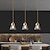 billige Øylys-16,5 cm pendel lys led pendel lanterne design lamper glasskjegle galvanisert moderne landlig stil butikker / kafeer soverom stue lys 110-220/220-240v