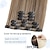 cheap Clip in Extensions-Clip in Hair Extensions 6Pcs 16 Clips Curly Wavy Straight Thick Clip on Synthetic Hair Extension Hairpieces (24 Inch Deep Brown with Dirty Blonde - Straight)