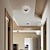 billige Indbyggede væglamper-1-lys 10 cm moderne/moderne mini-stil forsænket væglampe led sfærisk design aluminium korridor trapper væglampe 90-240v 3w
