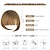 economico Frange-clip in frangia per le donne 100% estensioni dei capelli posticci frangia piatta clip curvo frangia francese per l&#039;uso quotidiano (marrone chiaro)