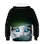 billige Hættetrøjer og sweatshirts-Børn Pige Hattetrøje Kat Langærmet Efterår Vinter Mode Sej Polyester Afslappet Regulær