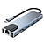 baratos Hubs USB-5-em-1 usb c hub multiporta adaptador 100m com adaptador compatível usb3.0pd 4k hdmi