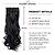 abordables Clip dans les extensions-Clip dans les extensions de cheveux 22 pouces postiches 7 pièces/ensemble clip sur l&#039;extension de cheveux fibre synthétique résistante à la chaleur pour les femmes utilisation quotidienne des cheveux