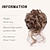 halpa Nutturat-pörröinen updotettu sotkuinen nuttura hiusnuttura hiustenpidennykset joustavalla kuminauhalla poninhäntähiuslisäkkeet naisille (ruskea sekoitus vaalea blondi)