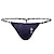 cheap Men&#039;s Exotic Underwear-Men&#039;s 3 Pack Sexy Panties Briefs G-string Underwear String Hole Cotton Antibacterial Leak Proof Letter Stripe Low Waist Light Blue Black