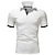 cheap Classic Polo-Men&#039;s Polo Shirt Golf Shirt Outdoor Casual Polo Collar Classic Short Sleeve Basic Classic Solid Color Button Front Button-Down Summer Regular Fit Apple Green Lake blue Black / Red Black White Yellow