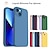 baratos Capas para iPhone-telefone Capinha Para iPhone 15 Pro Max Plus iPhone 14 13 12 11 Pro Max Mini X XR XS Max 8 7 Plus Estojo de silicone líquido Antichoque Côr Sólida Silicone