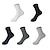 Χαμηλού Κόστους ανδρικές κάλτσες-Ανδρικά 5 Ζεύγη Κάλτσες Αθλητικές κάλτσες Κοντές Κάλτσες Καθημερινές Κάλτσες Μαύρο Λευκό Χρώμα Βαμβάκι Μονόχρωμο Causal Καθημερινά Αθλητικά Μεσαίο Άνοιξη, Φθινόπωρο, Χειμώνας, Καλοκαίρι