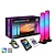 baratos Luzes Decorativas Inteligentes-Tuya wifi computador desktop lâmpada atmosfera rgb inteligente bluetooth lâmpada sensor de música usb app controle de voz e-sports lâmpada polar