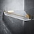 preiswerte Badezimmerregale-Duschregal Badezimmerregal Aluminium Acryl gebürstet schwarz und golden Wandhalterung Dreieck Duschecke Aufbewahrungsregal Badzubehör einlagig
