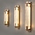 abordables Apliques de pared para interior-luces de pared led burbuja de cristal para el pasillo del baño lámpara de tocador moderna dorada con vidrio de burbuja de cristal, lámpara de montaje en pared led integrada, lámpara de pared interior