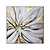 levne Květinové či botanické obrazy-ruční olejomalba plátno nástěnná umělecká dekorace moderní abstraktní zlaté okvětní lístky pro domácí výzdobu válcovaný bezrámový nenatažený obraz