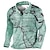 cheap Men&#039;s Button Up Polos-Men&#039;s Polo Shirt Golf Shirt Map Turndown Pink Royal Blue Blue Brown Green 3D Print Street Casual Long Sleeve Print Clothing Apparel Fashion Designer Casual Breathable