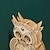 cheap Jigsaw Puzzles-3D Wooden Puzzle For Adults Owl Clock Model Kit Desk Clock Home Decor Unique Gift For Kids On Birthday/Festival Day