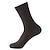 Недорогие мужские носки-Муж. 3 пары Носки Компрессионные носки Толстые короткие носки Черный Темно синий Цвет Однотонный Повседневные Спорт Средней плотности Весна, осень, зима, лето Мода Удобная обувь