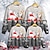 Χαμηλού Κόστους Μπλουζάκια (Tops)-οικογενειακό άσχημο χριστουγεννιάτικο φούτερ πουλόβερ Άγιος Βασίλης άλκες casual crewneck πράσινο μαύρο μπλε μακρυμάνικο αξιολάτρευτο ασορτί σύνολα