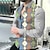 お買い得  メンズグラフィックシャツ-男性用 シャツ チェック ストライプ グラフィック ジオメトリ 折襟 ブラック ネービーブルー ブルー ダックグレー ベージュ 3Dプリント アウトドア ストリート 長袖 プリント ボタンダウン 衣類 ファッション デザイナー カジュアル ソフト