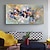 cheap Abstract Paintings-Handmade Oil Painting Canvas Wall Art Decoration Modern  Abstract for Home Decor Rolled Frameless Unstretched Painting