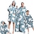 Χαμηλού Κόστους Πιτζάμες Kigurumi-Παιδικά Ενηλίκων Μεγάλη κουβέρτα με κουκούλα Κουβέρτα που φοριέται με τσέπη Δεινόσαυρος Ζώο Πιτζάμες Onesie Φανέλα Μεταμφίεση Για Ανδρικά Γυναικεία Αγορίστικα Χριστούγεννα ζώο Πυτζάμες