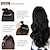 abordables Clip dans les extensions-Clip dans les extensions de cheveux 22 pouces postiches 7 pièces/ensemble clip sur l&#039;extension de cheveux fibre synthétique résistante à la chaleur pour les femmes utilisation quotidienne des cheveux
