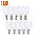 Χαμηλού Κόστους LED Λάμπες Globe-EXUP® 10pcs 7 W 680 lm E14 / E26 / E27 LED Λάμπες Σφαίρα G45 6 LED χάντρες SMD 2835 Διακοσμητικό Θερμό Λευκό / Ψυχρό Λευκό 220-240 V / 110-130 V / 10 τμχ / RoHs / CCC / ERP / LVD