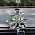 billige Bil vedhæng og ornamenter-biltilbehør krystal snefnug julepynt klokkespil biltilbehør hængende bil vedhæng gudinde kjoler
