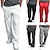 cheap Men&#039;s Active Pants-Men&#039;s Cargo Pants Sweatpants Joggers Trousers Casual Pants Wide Leg Solid Color Full Length Sports Outdoor Daily Classic Casual Loose Fit Black White