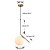 halpa Saarivalot-20 cm Minityyli Riipus valot Metalli Lasi Pallo Galvanoitu Moderni nykyaikainen 110-120V / 220-240V