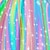abordables robes 3d de fille-Enfants Fille Robe à imprimé arc-en-ciel Sirène manche longue Casual Col ras du cou Adorable du quotidien Polyester Au dessus du genou Robe casual Robe Évasée Robe Trapèze Automne Hiver 3-10 ans
