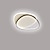 זול אורות תקרה-תאורת led שחור עגול, מנורת תקרה 19.5 אינץ&#039; מנורת סלון ניתנת לעמעום מנורת מטבח מודרני מסדרון חדר שינה