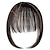 abordables Franges-frange pince à cheveux dans les extensions frange naturelle frange clip-sur le devant soigné plat bang une pièce longue droite postiche pour les femmes