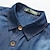 abordables chemises en jean pour hommes-Homme Chemise Chemise en chambray Chemise d'été Chemise en jean Chemise Boutonnée Chemise en Jean bleu marine Bleu Bleu clair Manche Courte Uni Couleur Unie Col Rabattu Extérieur Vacances Boutonné
