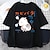 billige Cosplay-anime t-shirts og hættetrøjer til hverdagsbrug-Dyr Capybara T-shirt Anime Tegneserie Anime Klassisk Gadestil Til Par Herre Dame Voksne Varmstempling Afslappet / Hverdag