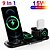 cheap Wireless Chargers-Wireless Charger Stand 9 in 1 QI Wireless Charging Station Dock for Iwatch iPhone Airpods Compatible with iPhone 14/13/12/12/14pro/13Pro/12 Pro Samsung S22/S21