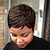 זול פאות איכותיות במיוחד-פיסי קצר גזרת שיער פאות אפריקאי אמריקאי פאה קצרה תסרוקות נשיות